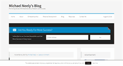 Desktop Screenshot of michaelneelyblog.com